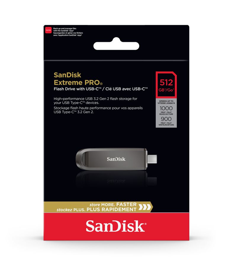 SanDisk Extreme PRO USB-C 3.2 512GB