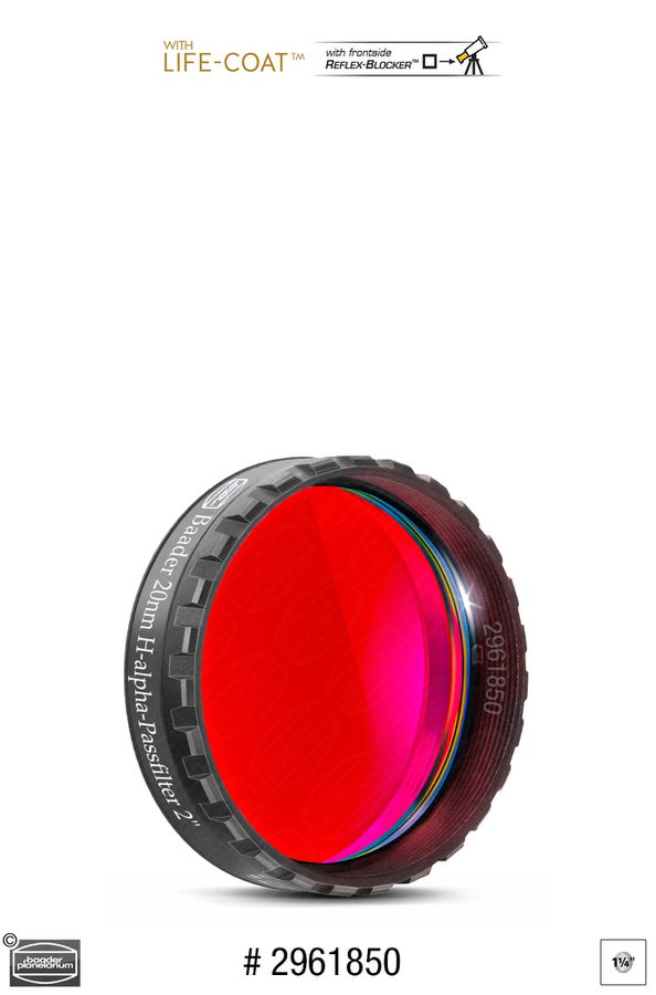 Baader H-alpha Filter 20nm 1.25"