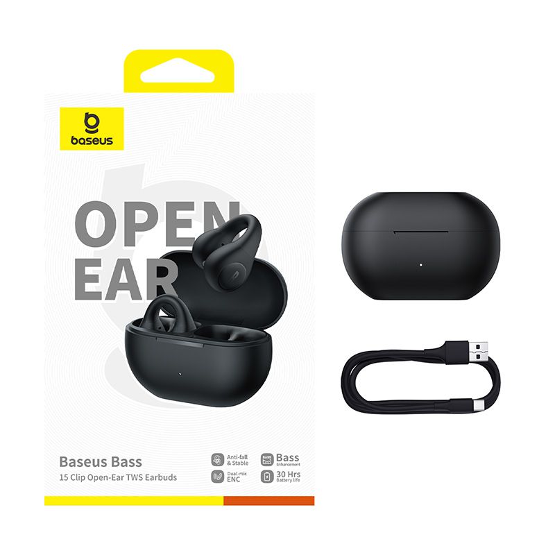 Baseus Bass 15 Clip Black