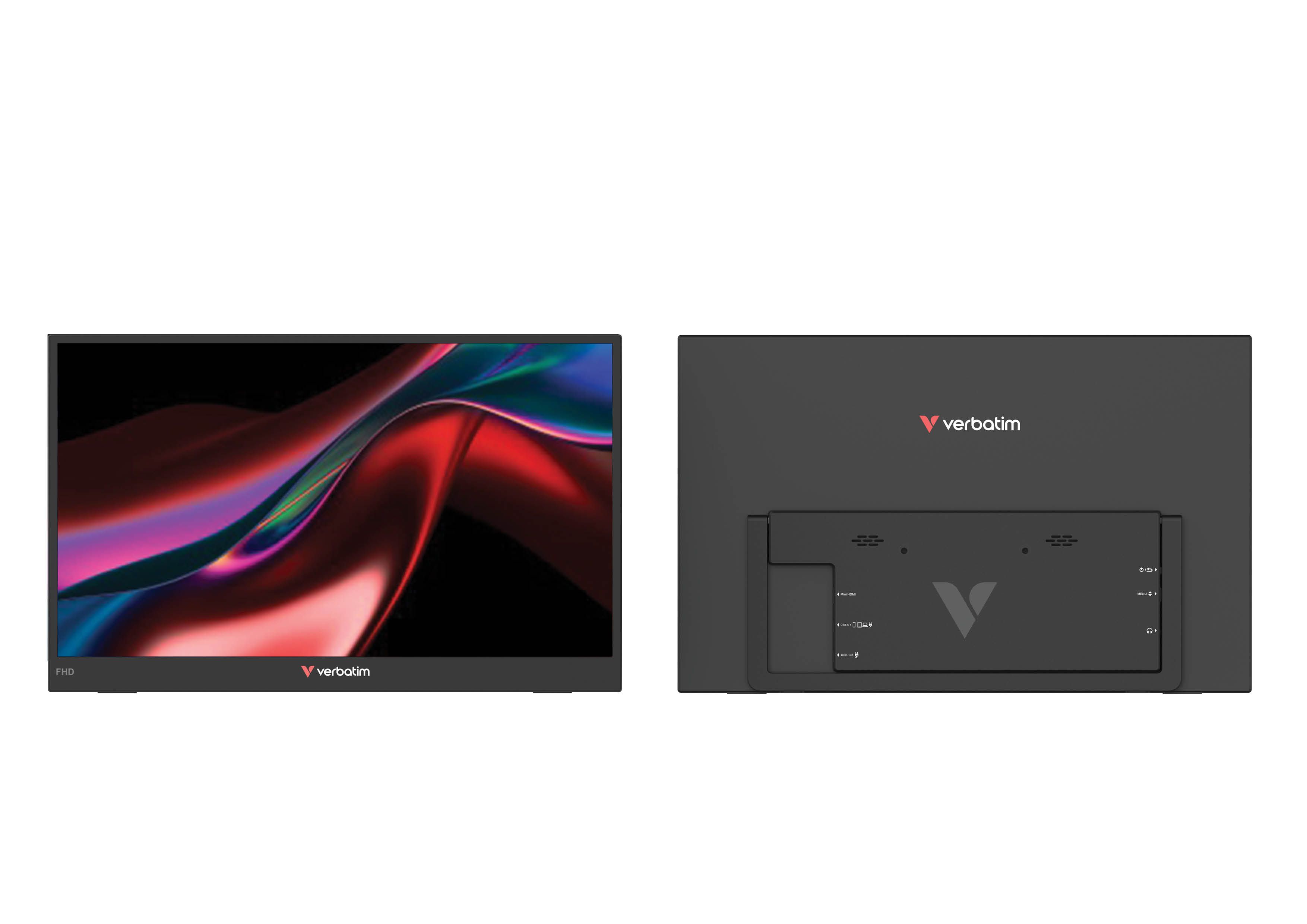 Verbatim Portable Monitor 15.6" Light