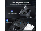 Baseus Car FM Transmitter Cluster Black