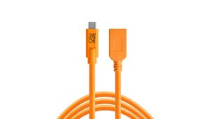 TetherPro USB-C to USB F Adp Ext 4.6m O