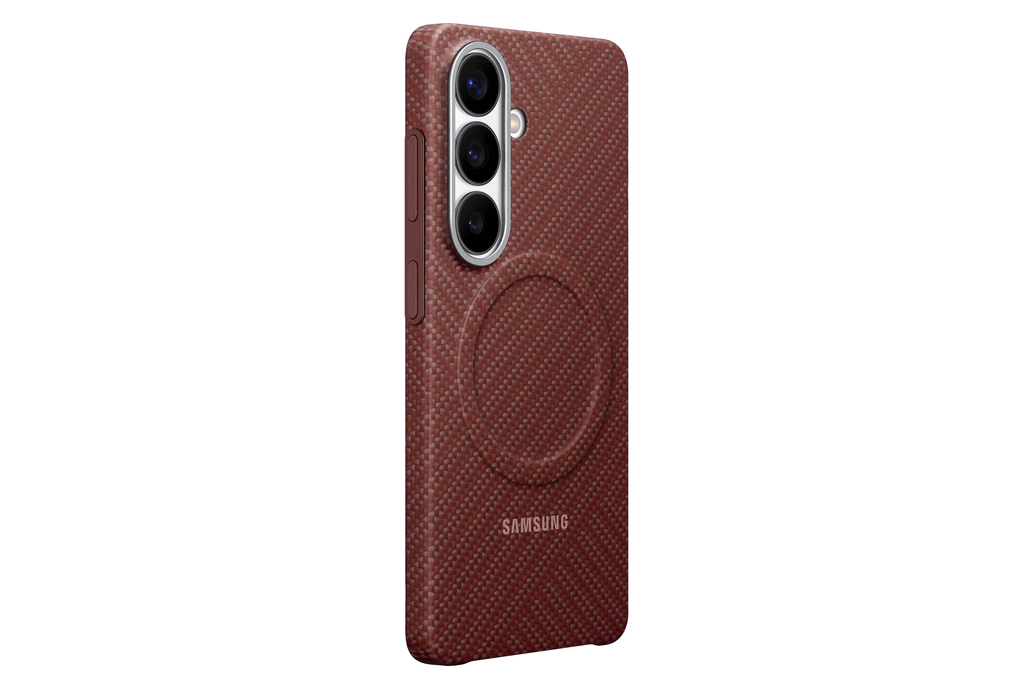 Samsung S26 Carbon Magnet Case Red