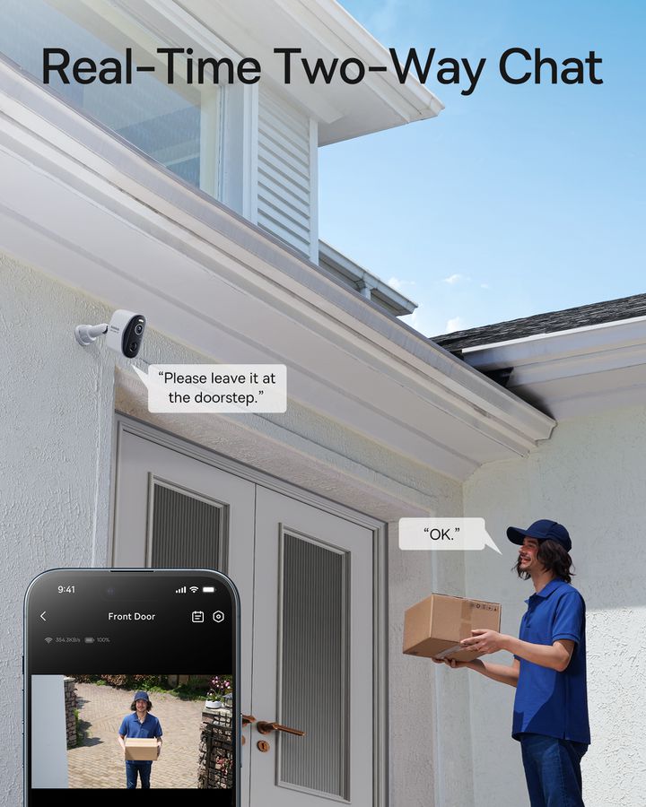 Baseus N1+ Outdoor Camera 2K 2Cam Kit
