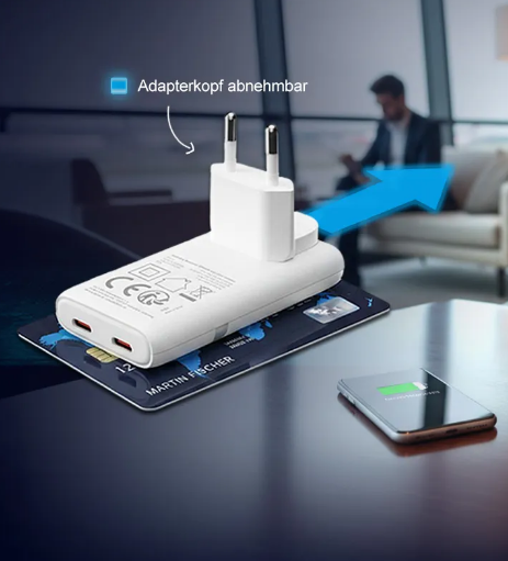 Patona GaN Platinum PD 65W 2xUSB-C White