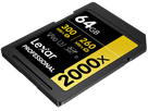 Lexar 2000x UHS-II SDXC 64GB Gold