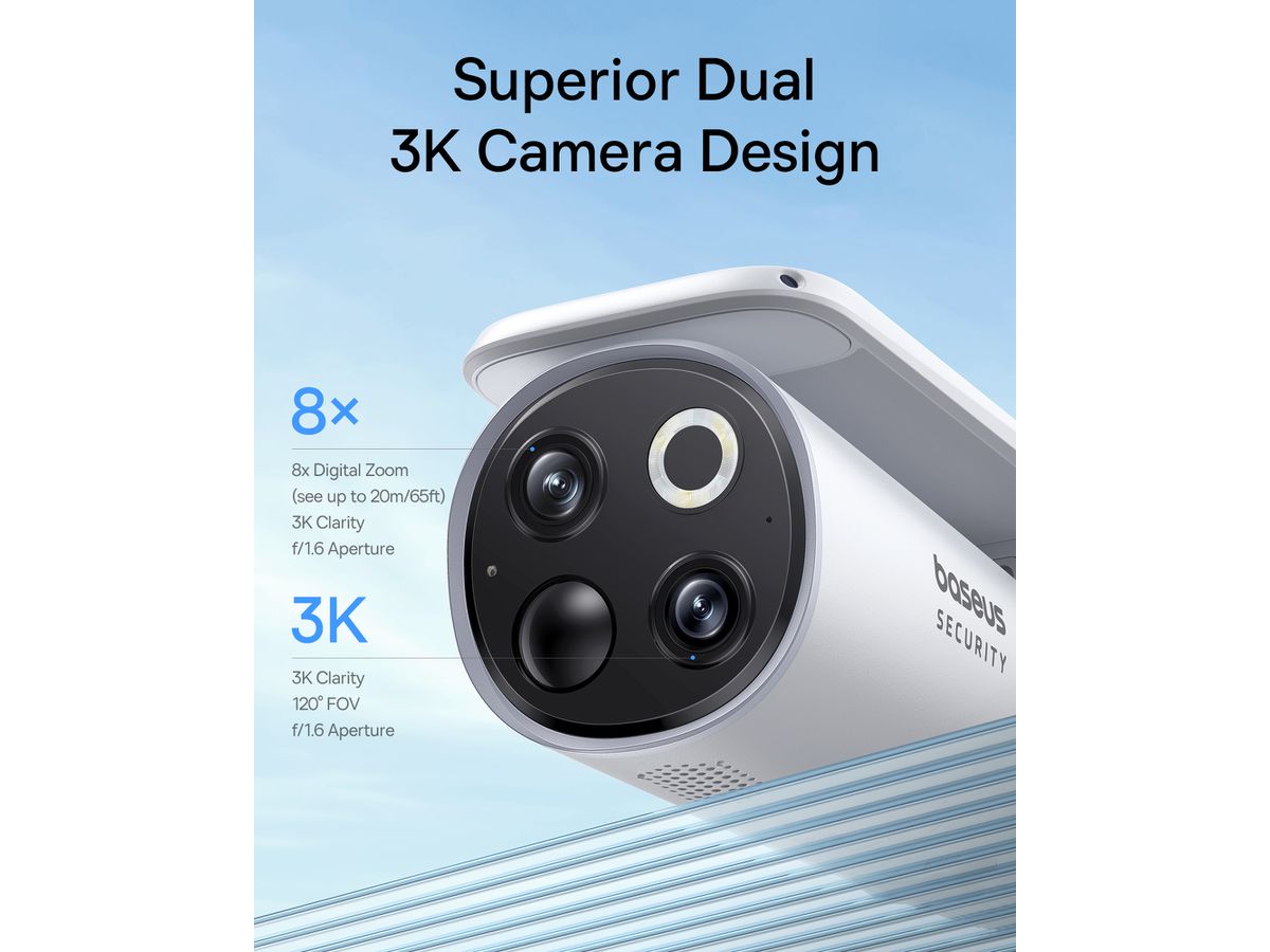 Baseus S1 Pro Outd. DualCam. 3K 2CamKit