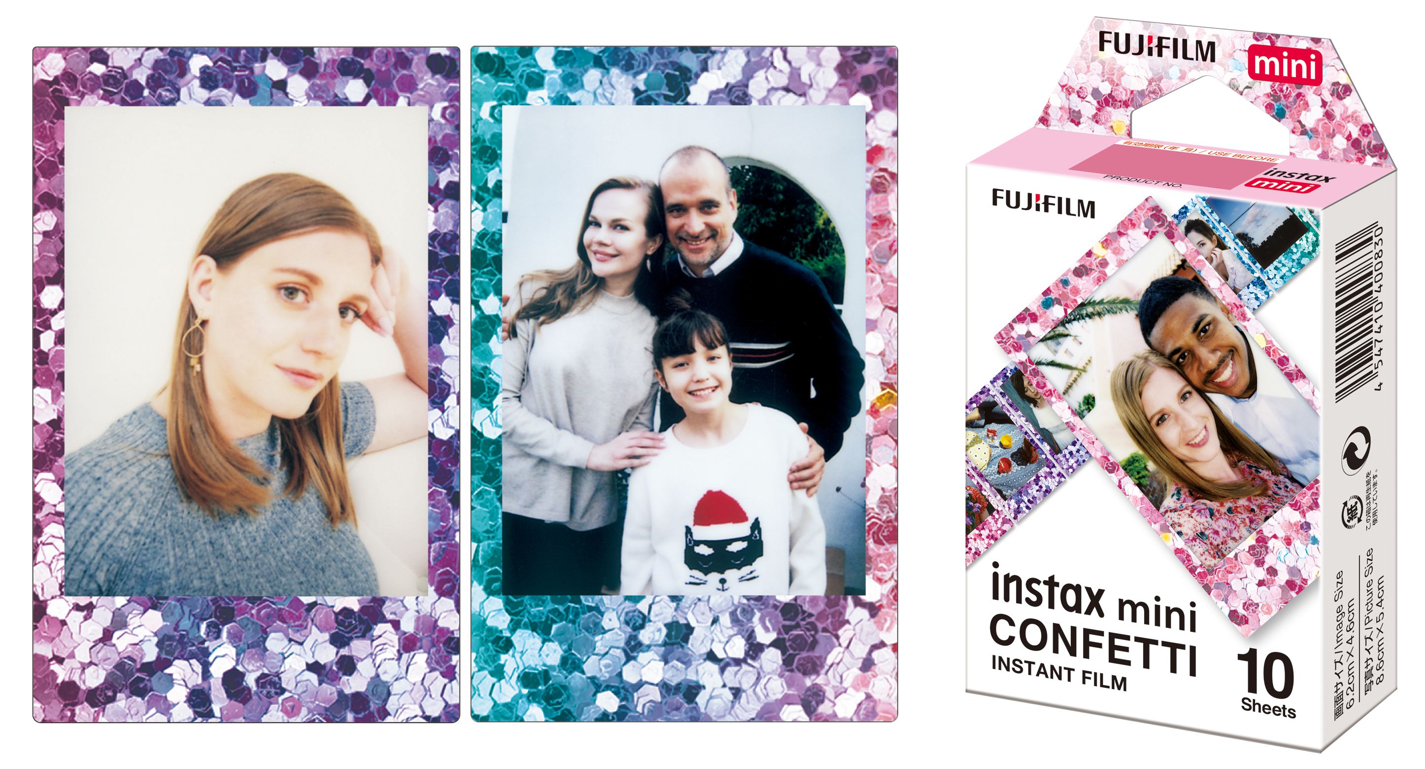 Fujifilm Instax Mini 10 Blatt Confetti