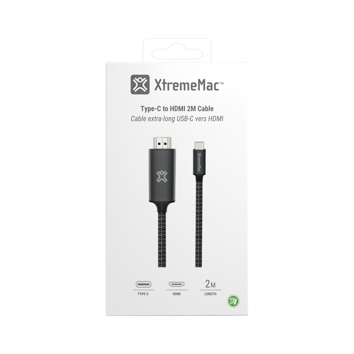 XtremeMac USB-C to HDMI Cable 2m
