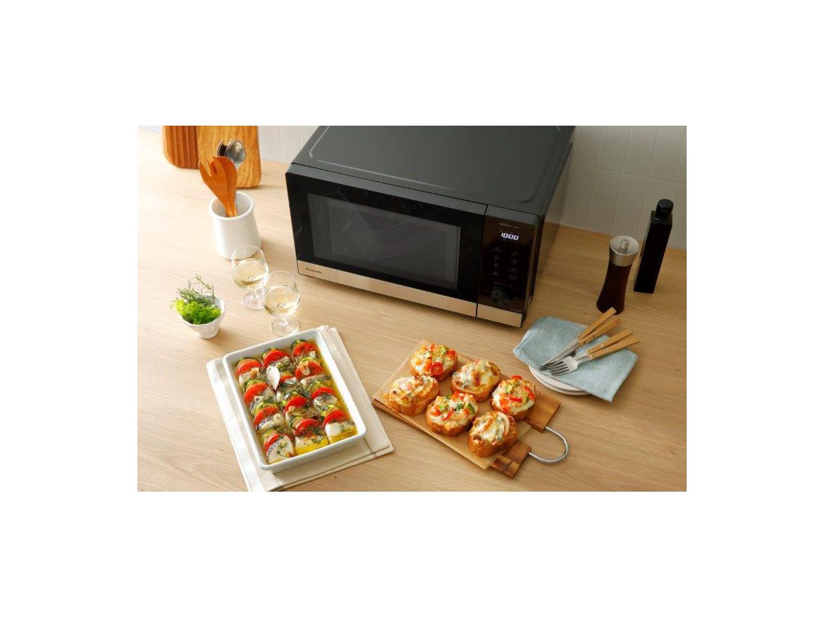Panasonic Mikrowelle CD38 Kombi schwarz