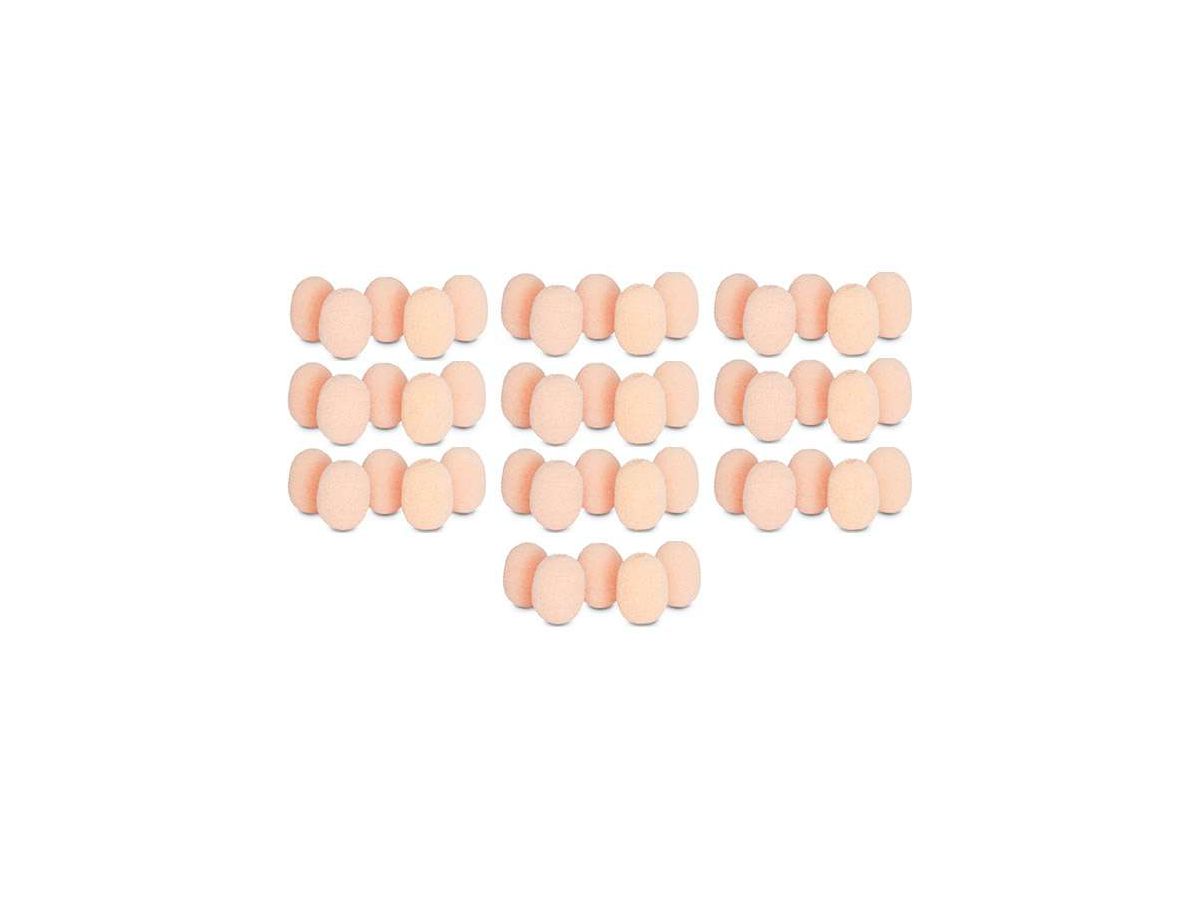Rycote Lav Foam Beige - 10x 5er Pack