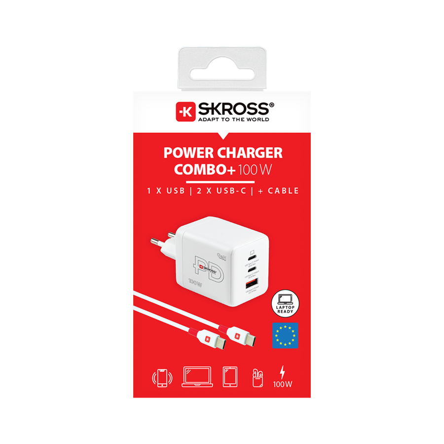 Skross Power Charger EU 100W GaN Combo+