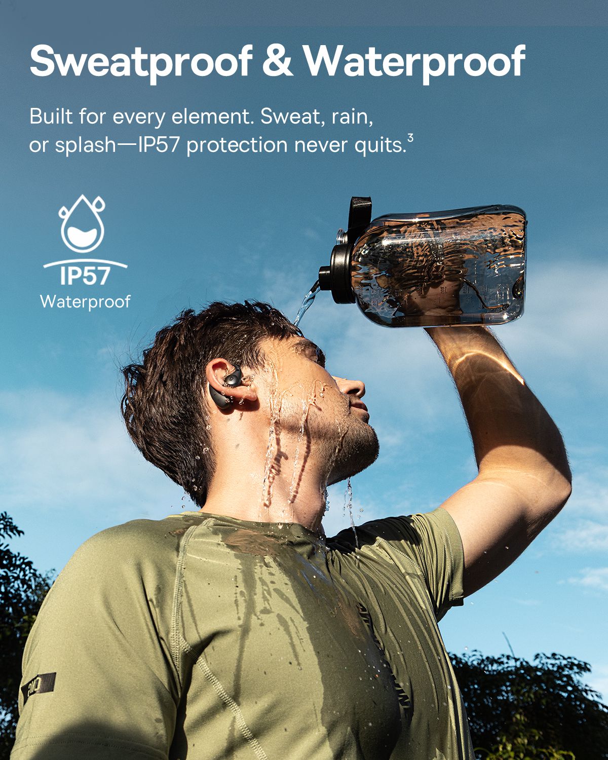 Baseus Eli Sport2 OpenEar TWS Earbud Bl.