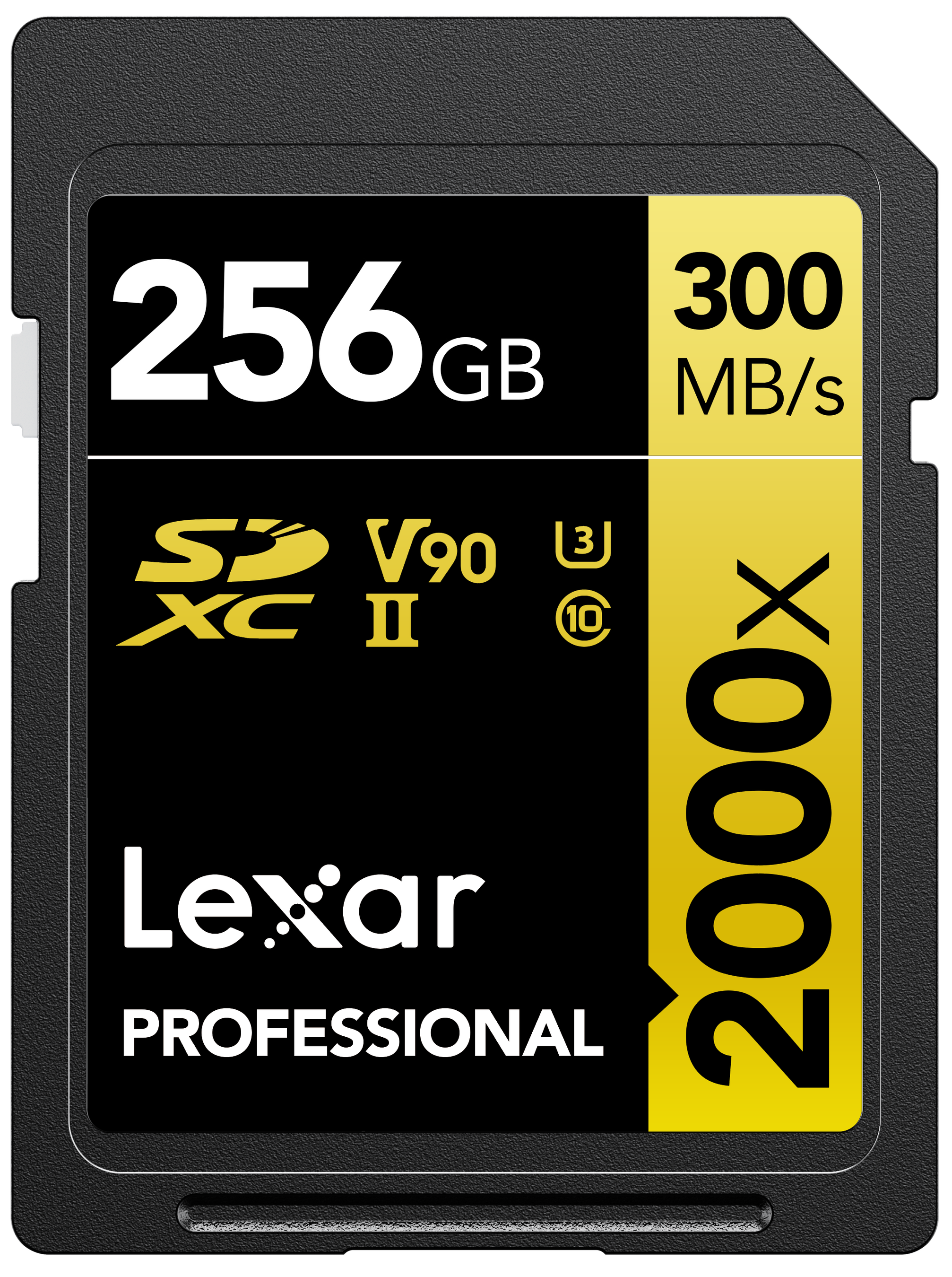Lexar 2000x UHS-II SDXC 256GB Gold