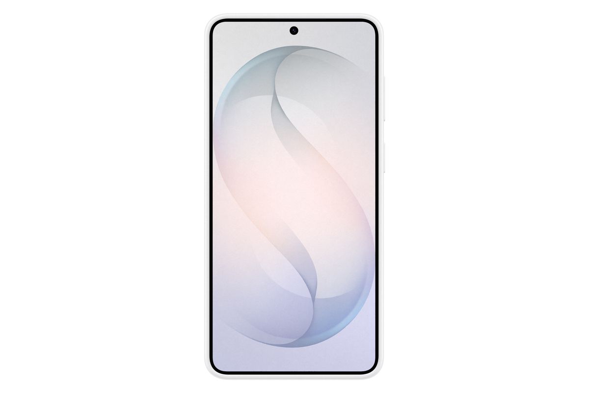 Samsung S26+ Silicone Magnet Case White