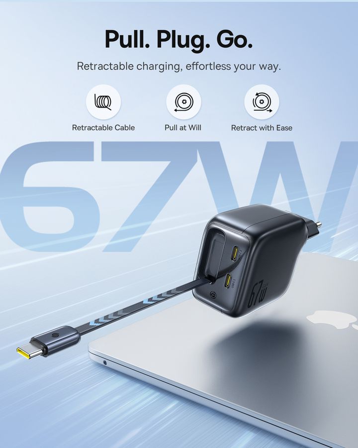 Baseus EnerCore Fastcharg.67W Retr.Cab.