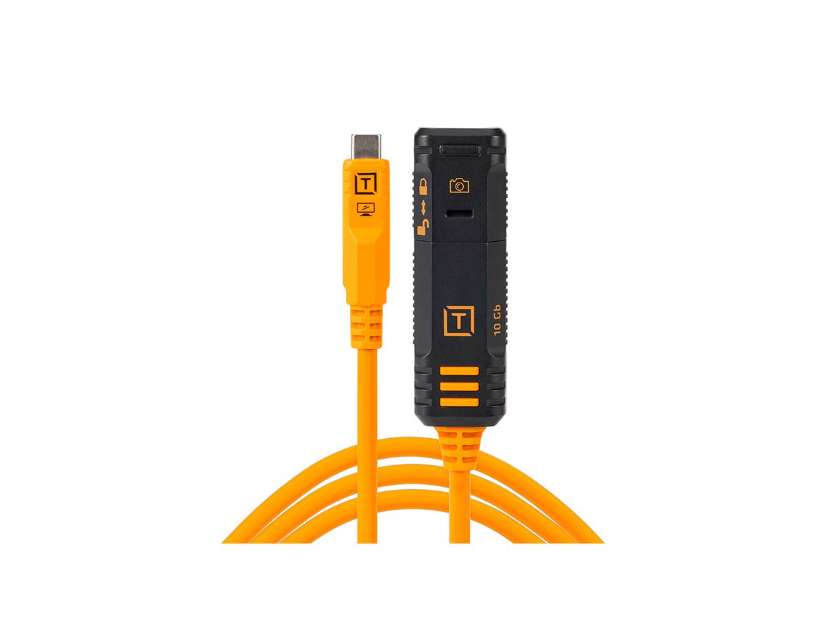TetherPro 10G USB-C Ext Cable 4.8m Org
