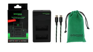 Patona Premium Twin Charger Fuji NP-W126