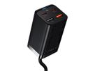 Baseus GaN3 Pro 4 Port Charger 65W Black