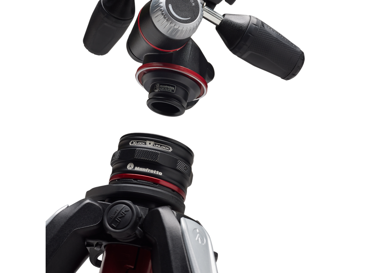Manfrotto 055XPRO Carbon Tripod w/3W H.
