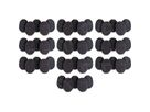 Rycote Lav Foam Black - 10x 5er Pack