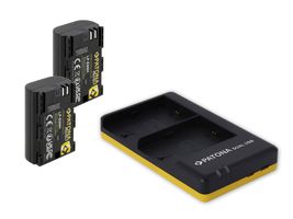 Patona LP-E6NH Set Ladegerät + 2 Akkus