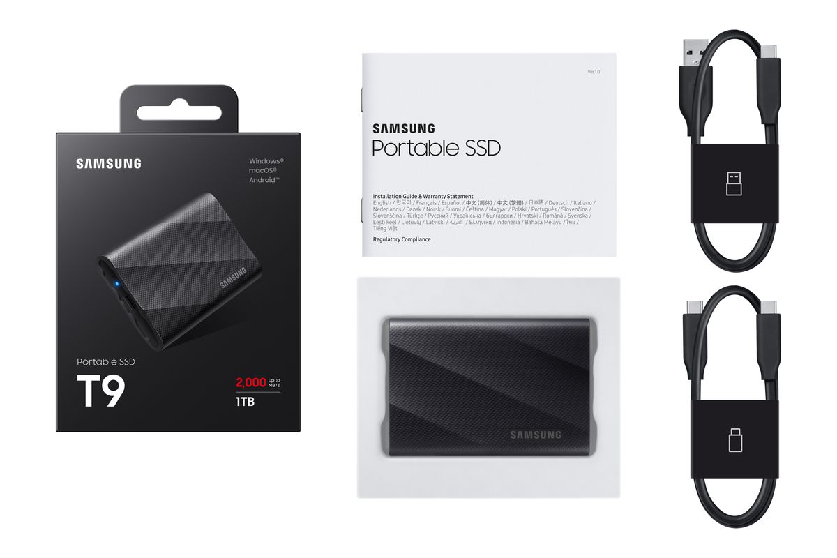 Samsung PSSD T9 1TB black