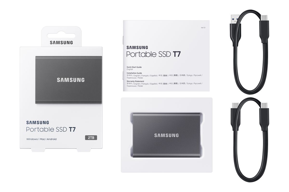 Samsung PSSD T7 2TB grey