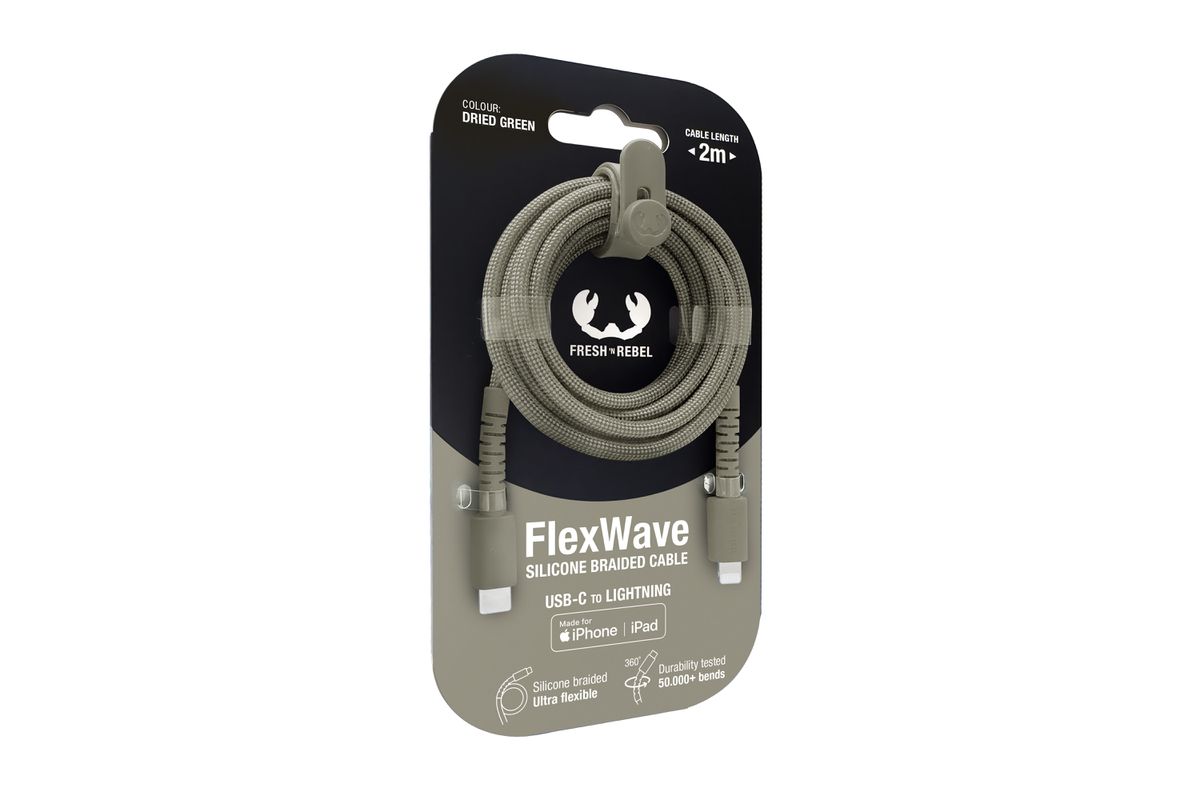 Fresh 'n Rebel USB-C to Lightning Green