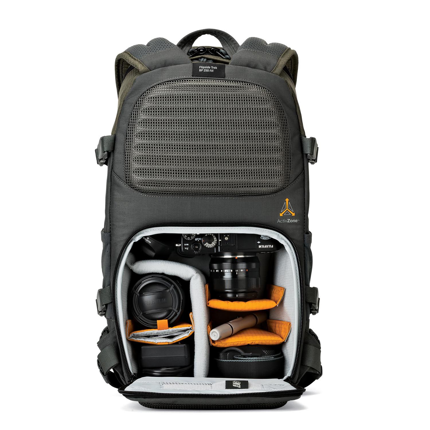 Lowepro Flipside Trek BP 250AW grau/grün