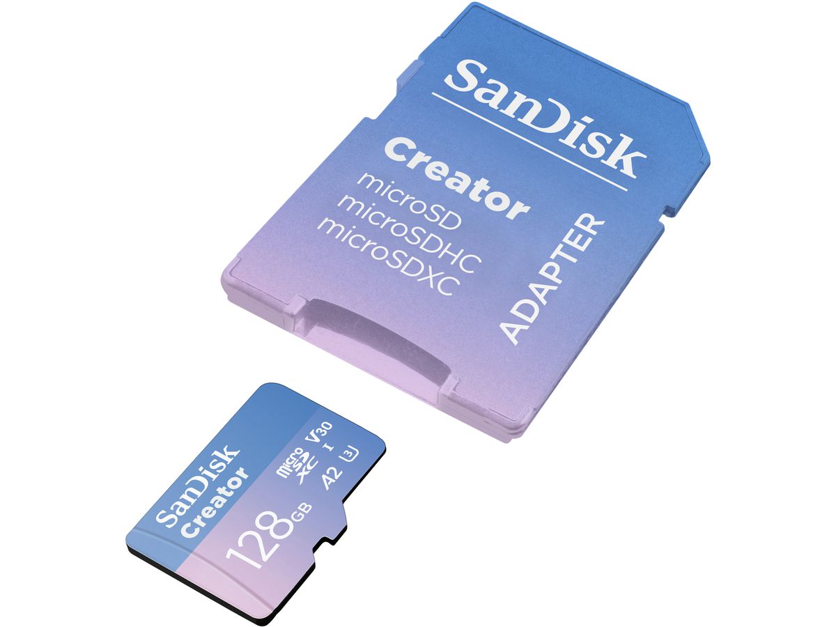 SanDisk Creator 190MB/s microSDXC 128GB