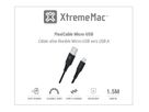 XtremeMac Flexi Micro-USB to USB-A 1.5m