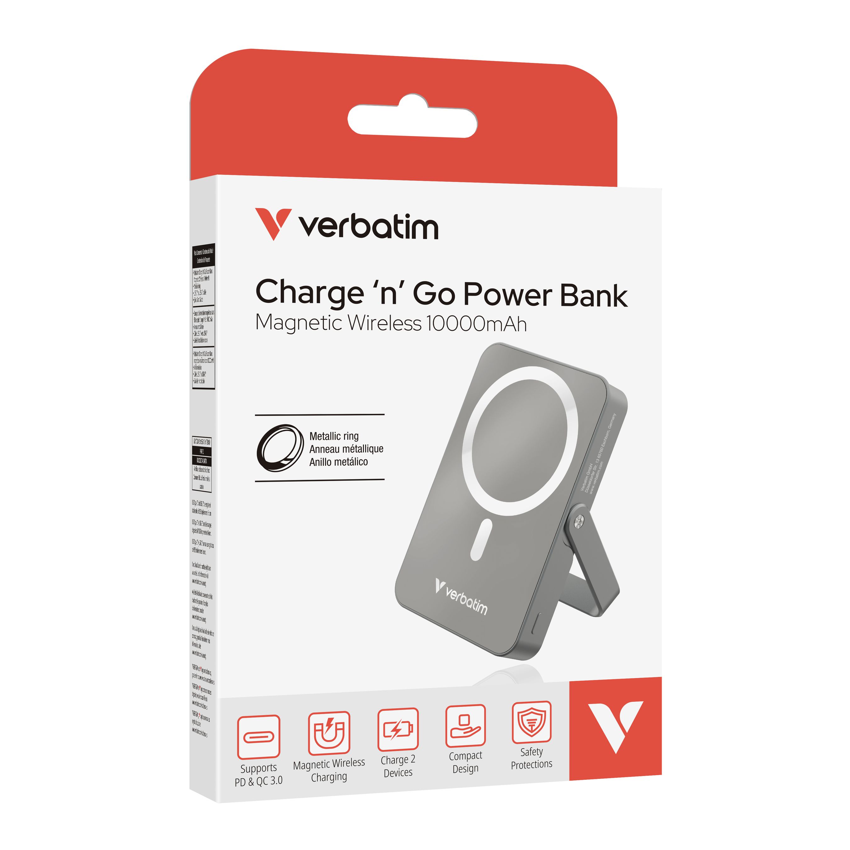 Verbatim Powerbank 10000 mAh Grey
