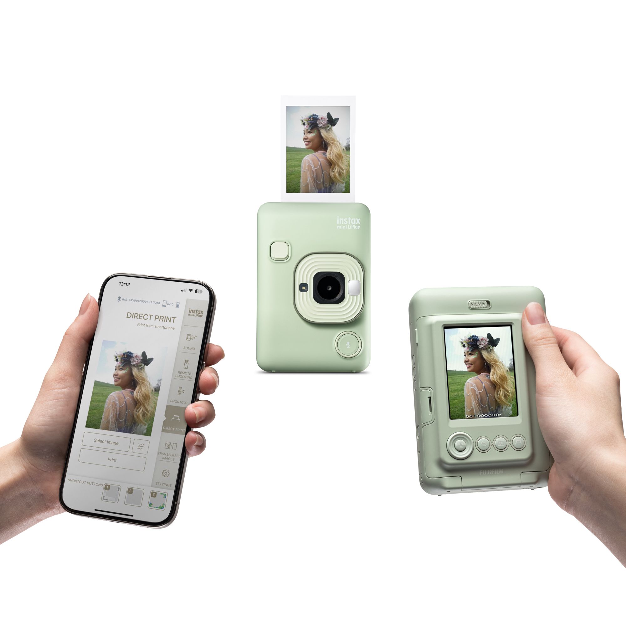 Fujifilm Instax Mini LiPlay Green USB-C