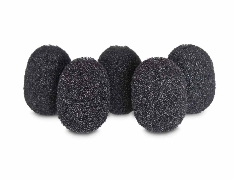Rycote Lav Foam Black - 5er Pack