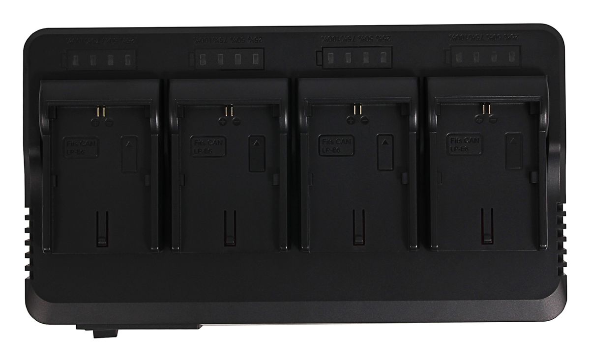Patona 4-Port Chargeur Canon LP-E6