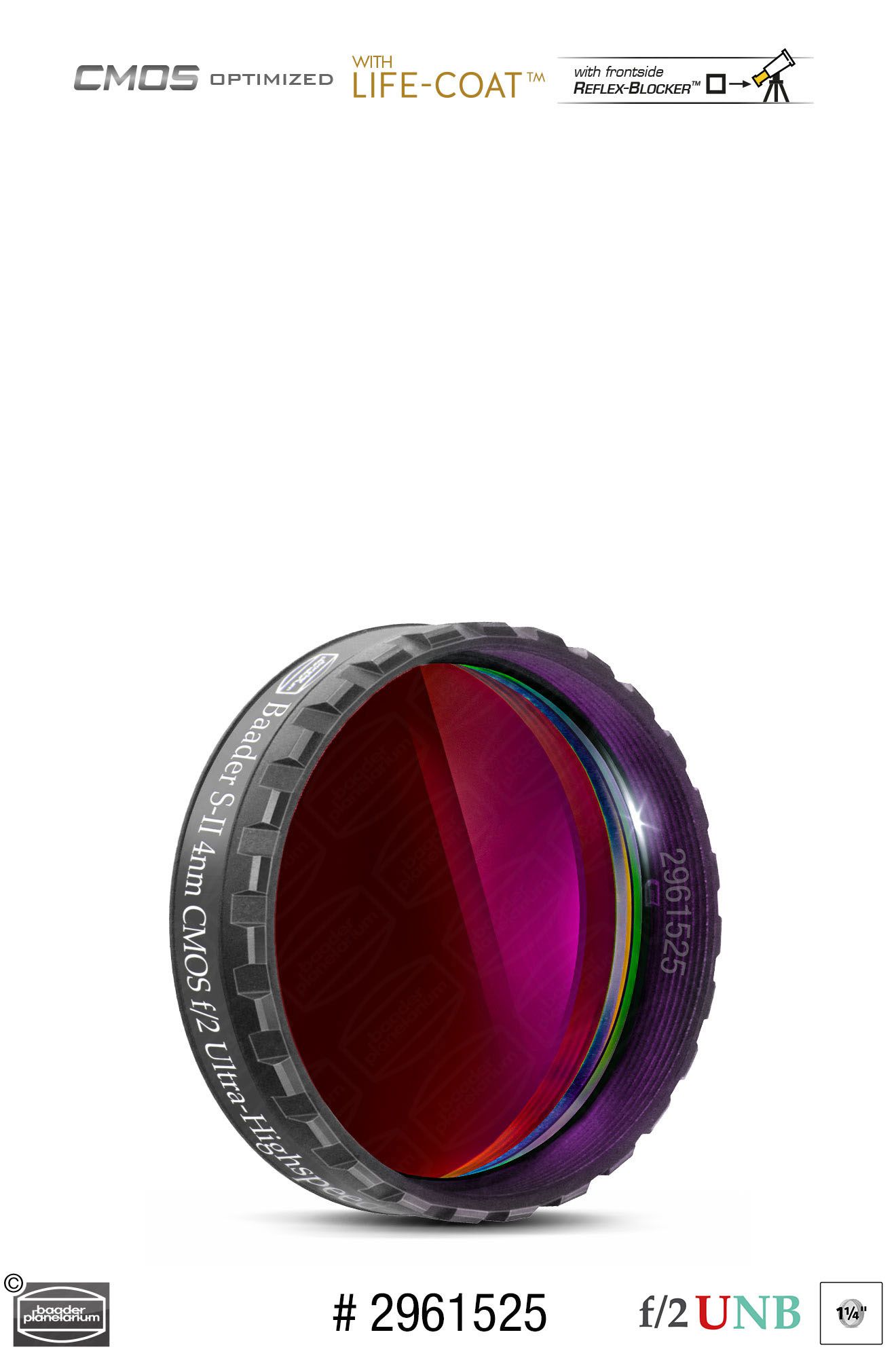 Baader Schmalband SII 4nm 1.25" f/2