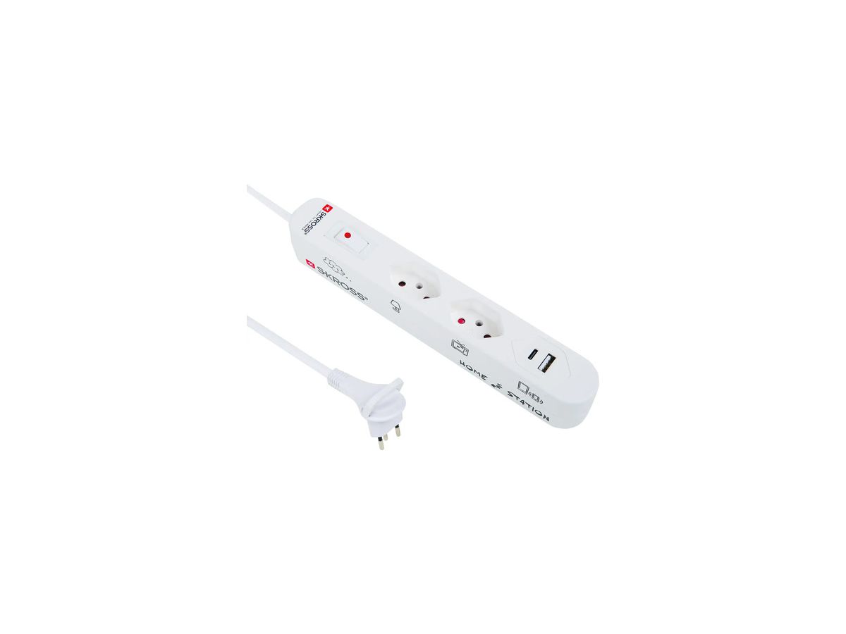 Skross Home Station USB AC 2xT13
