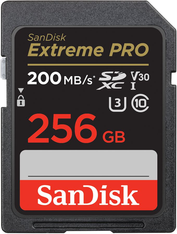 SanDisk Extreme Pro 200MB/s SDXC 256GB