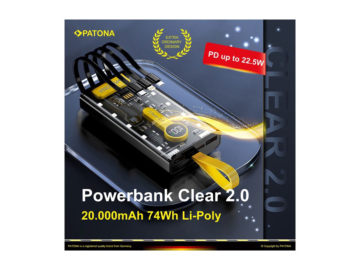 Patona Powerbank Pocket 4C 10000mAh