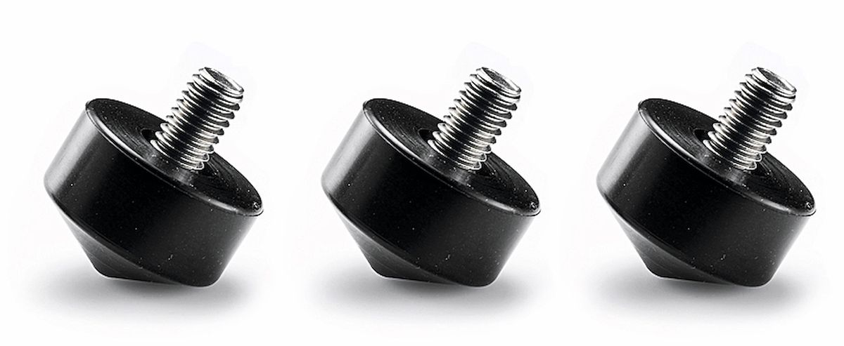 Gitzo Gummi-Fuss 33mm (3x)