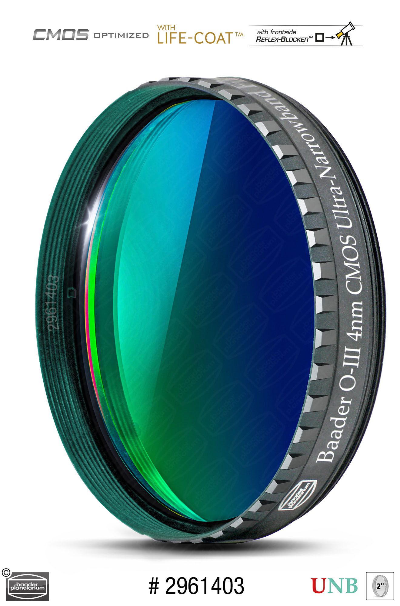 Baader Schmalband OIII (4nm) 2"