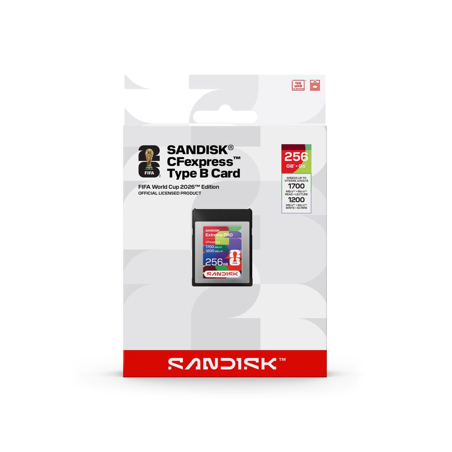 SanDisk CFexpress Typ-B FIFA 2026 256GB