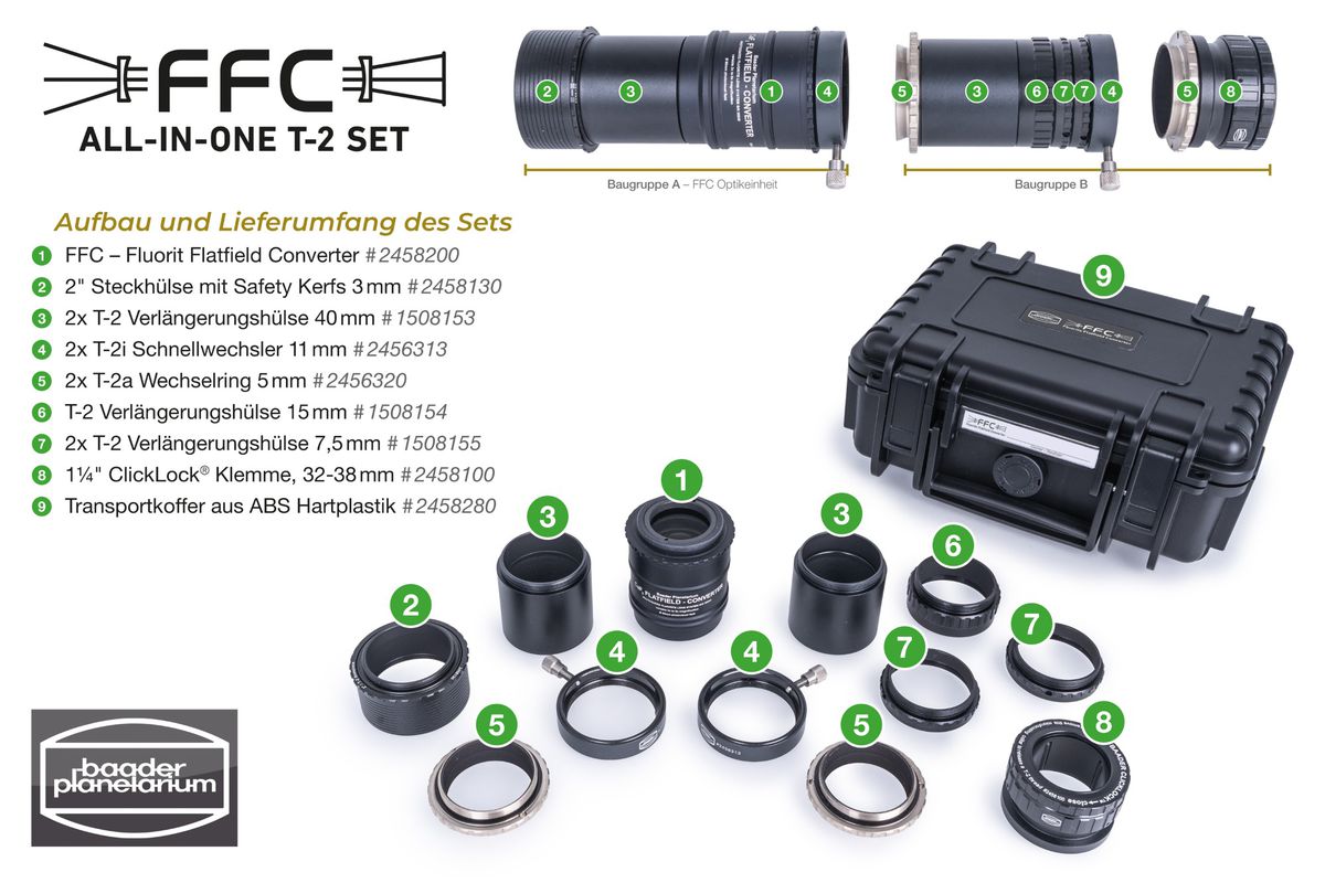 FFC All-in-One T-2 Set 3-4xVergrößerung
