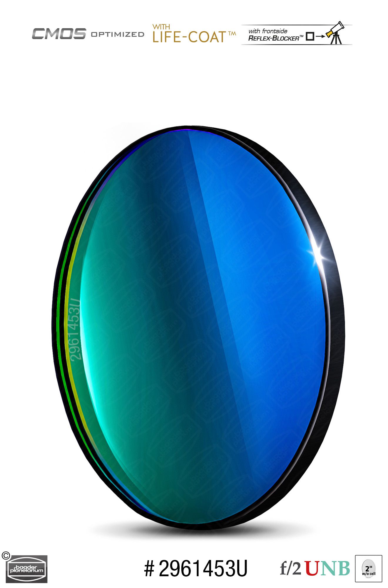 Baader Schmalband OIII 4nm 2" f/2