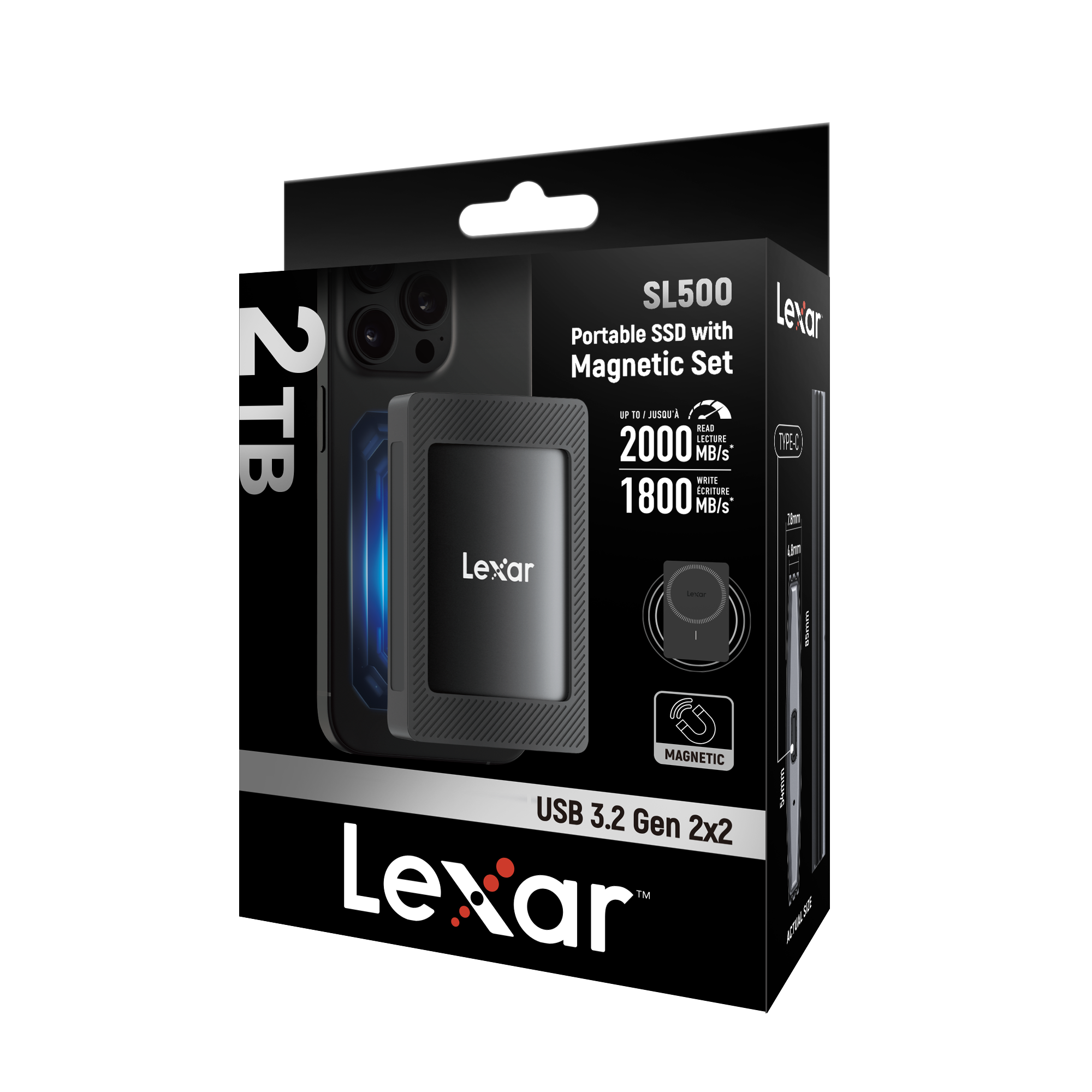 Lexar SL500 Portable SSD MagSafe 1TB