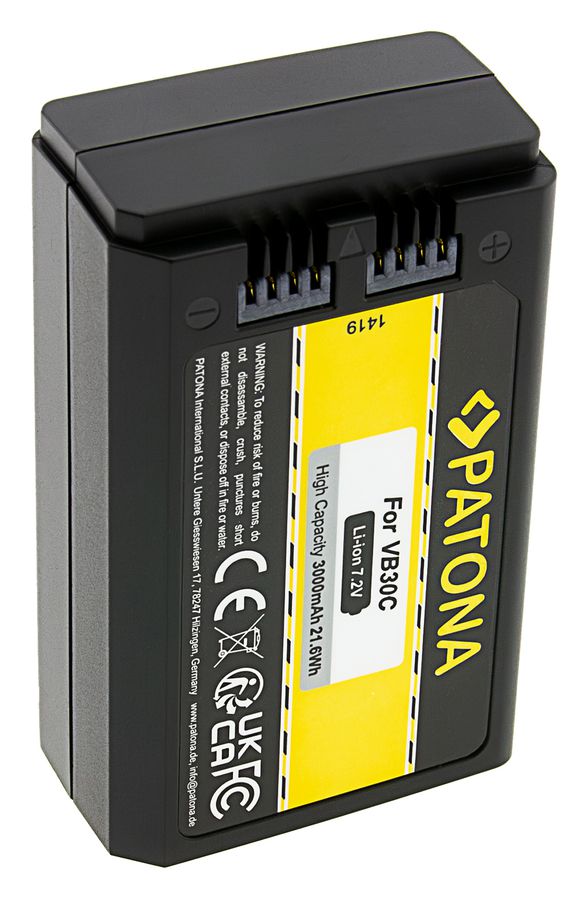 Patona Akku VB30 Godox V1 USB-C