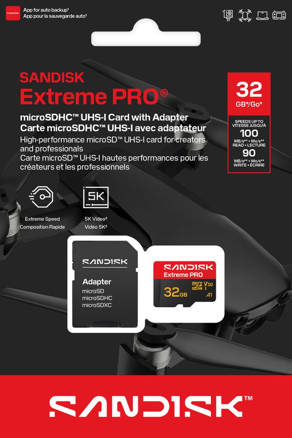 SANDISK Extreme PRO micro SDHC 32GB