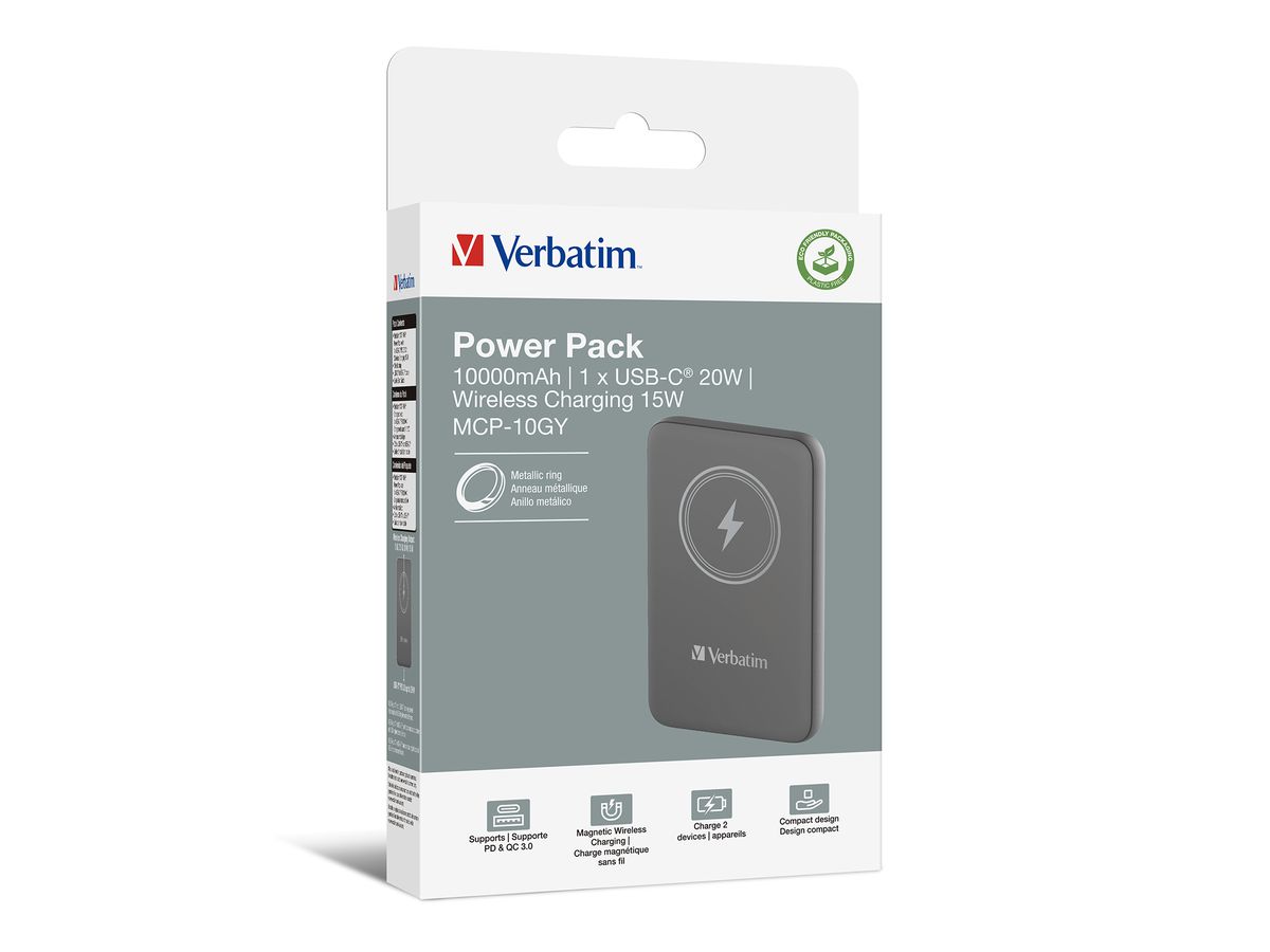 Verbatim Powerbank 10000 mAh Grey