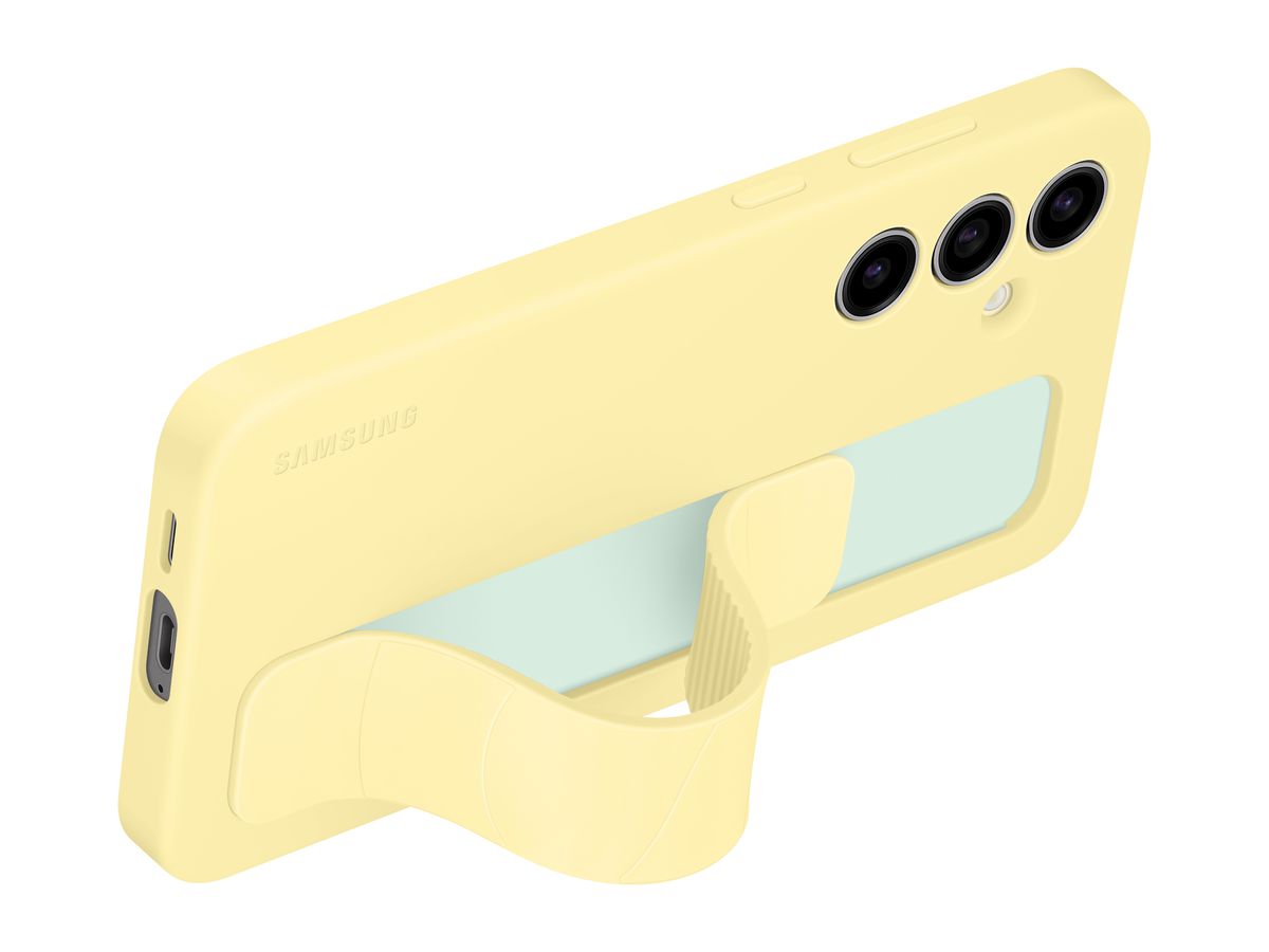 Samsung S24 FE Standing Grip Case Yellow